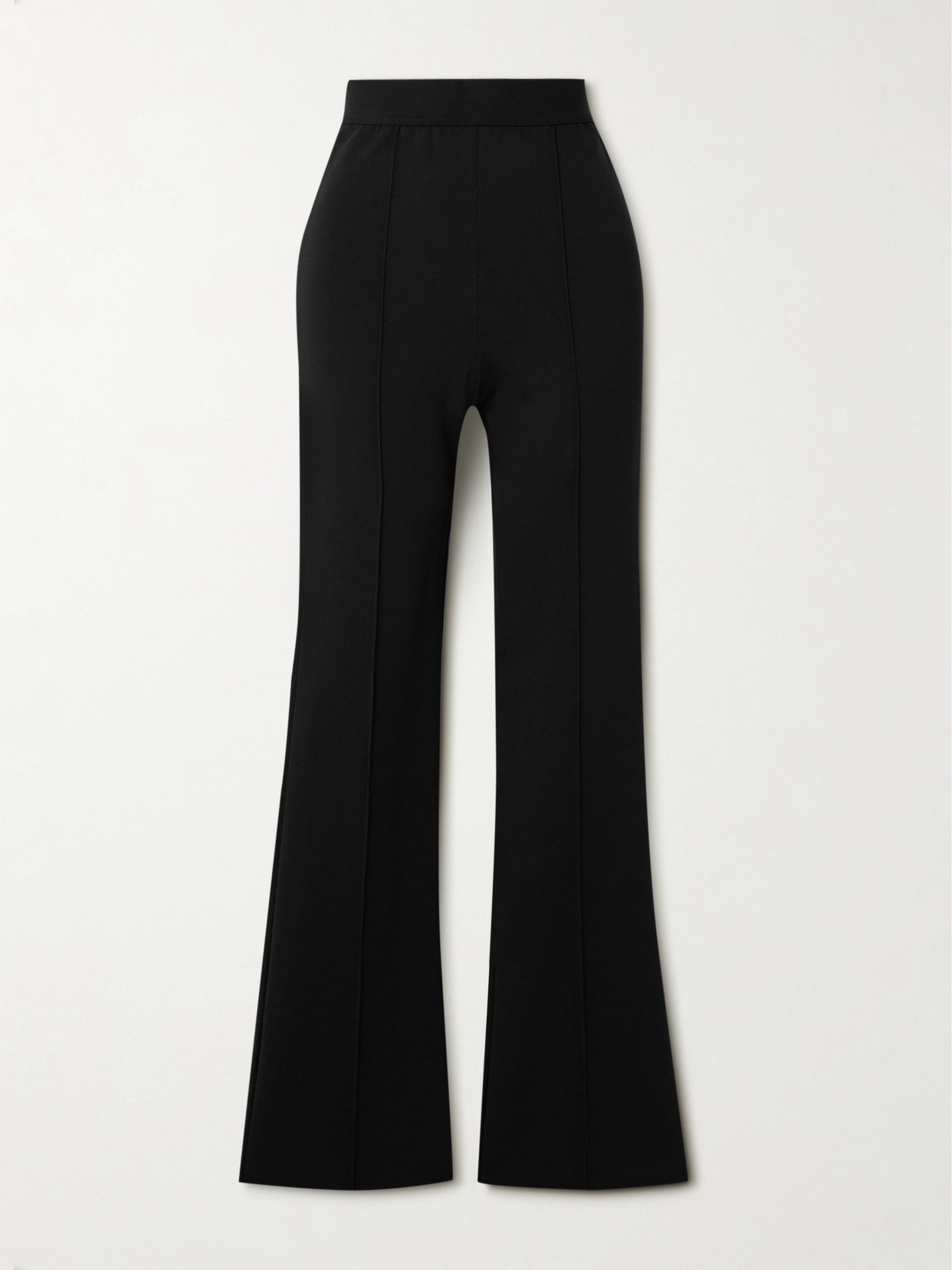 Wardrobe.nyc + Rhw Ponte Flared Pants In Black