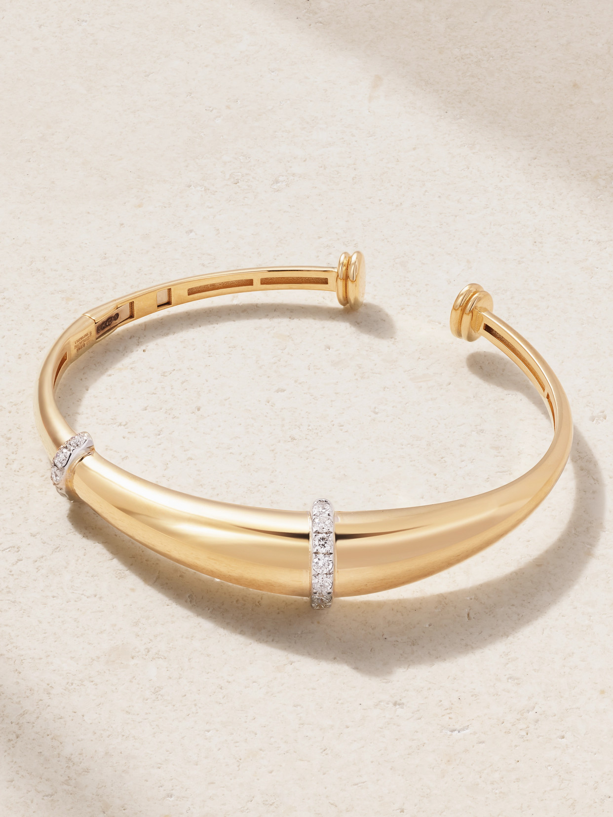 L'atelier Nawbar Buoy 18-karat Gold Diamond Bracelet