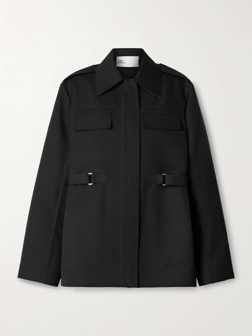 Tory Burch Wool-blend Twill Jacket