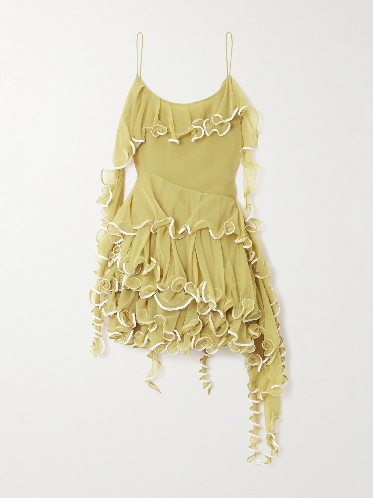 Tory Burch Jellyfish Jersey Dress In Green