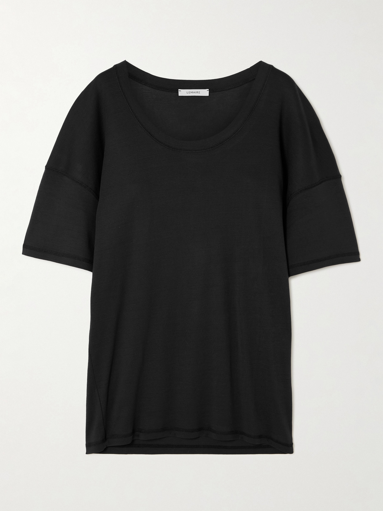 Lemaire Short-sleeved T-shirt In Black