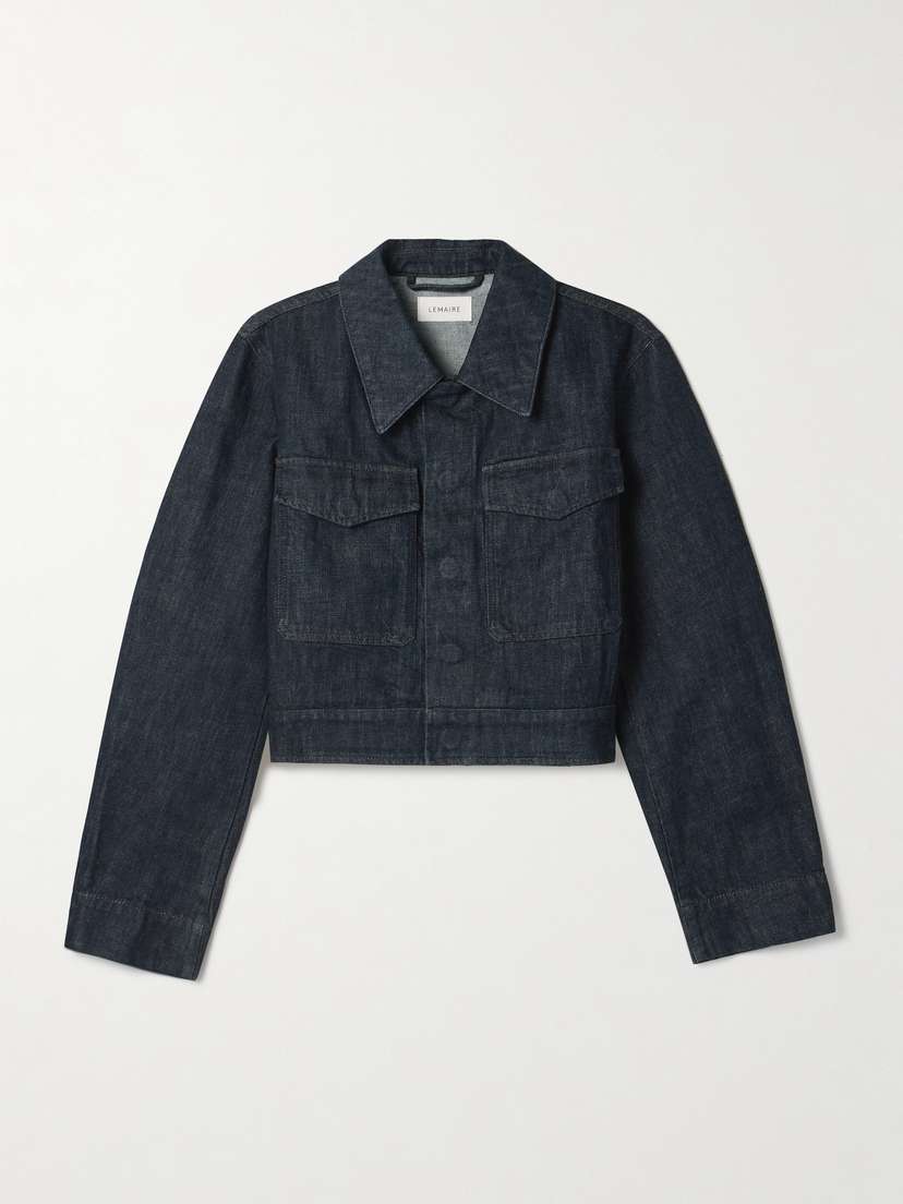 Lemaire Cropped Denim Jacket