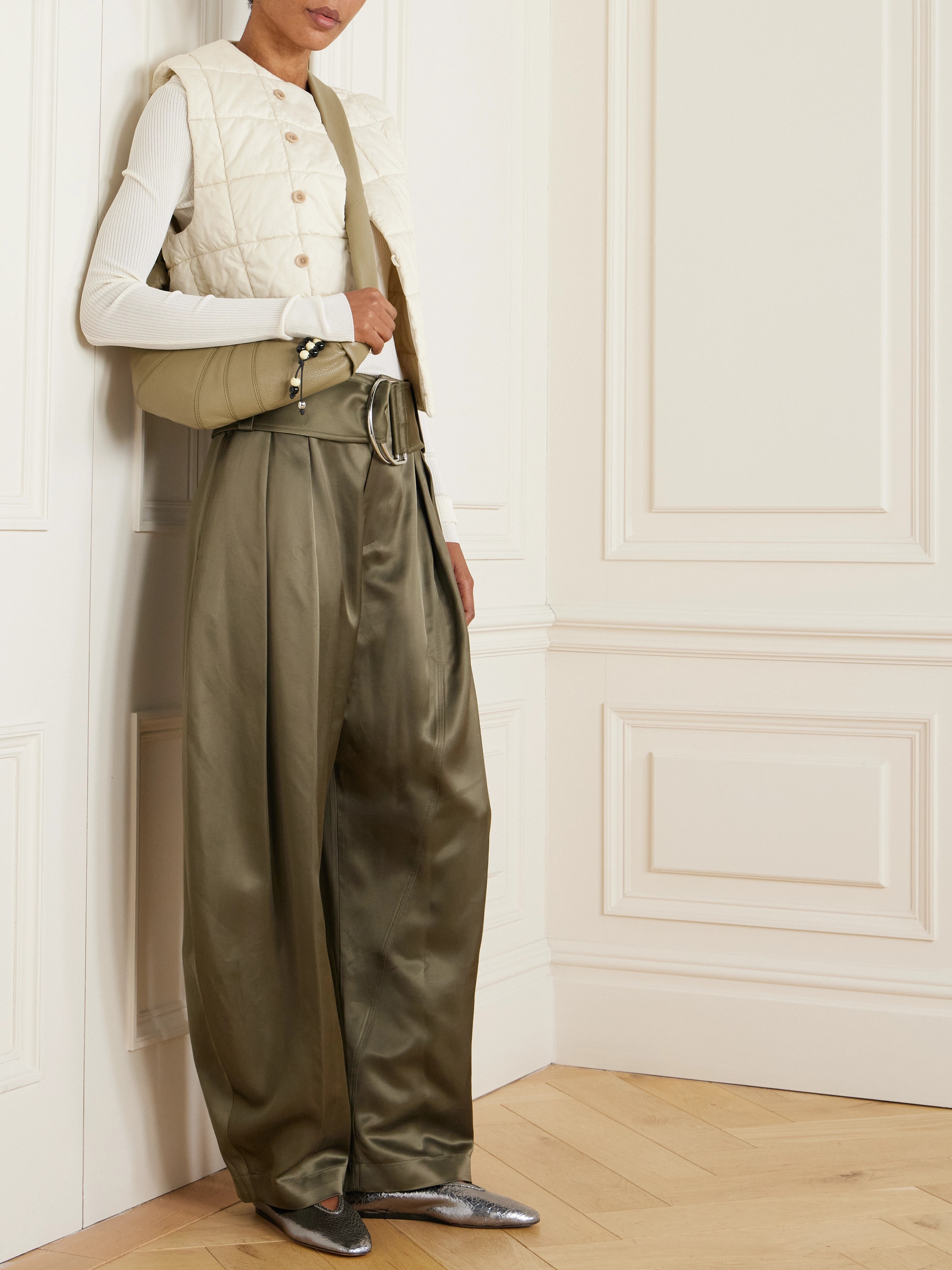 Lemaire Quilted padded cotton vest