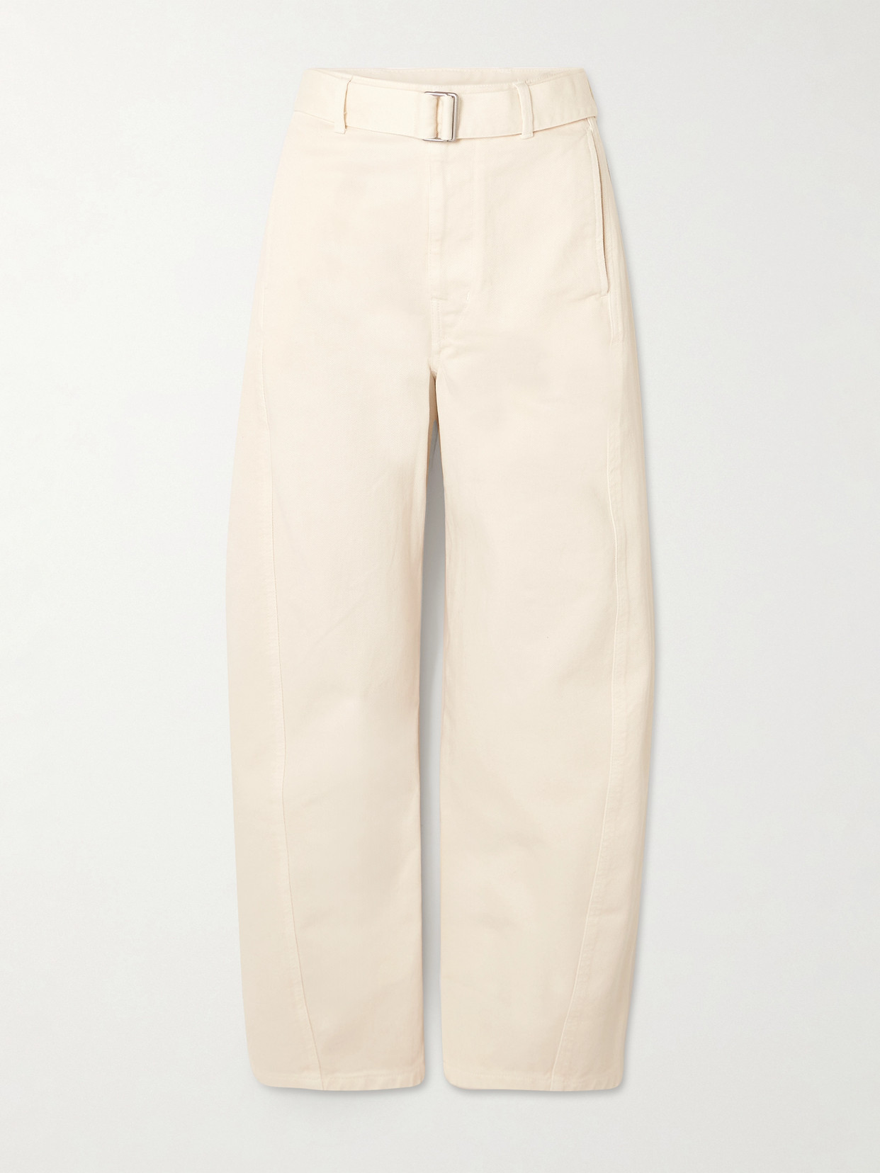 Lemaire Pants With "twisted" Belt In White
