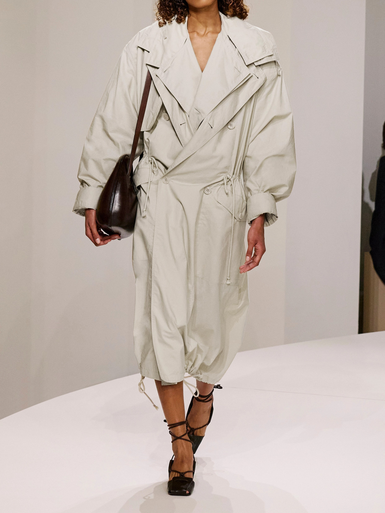 Lemaire Double-breasted Organic Cotton-poplin Trench Coat