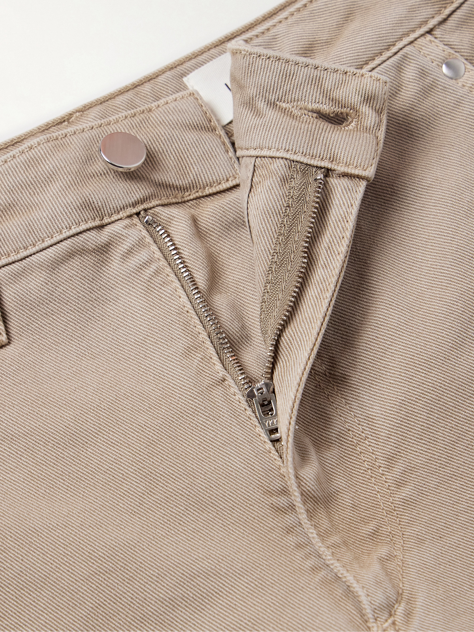 Lemaire Twisted cropped high-rise straight-leg jeans