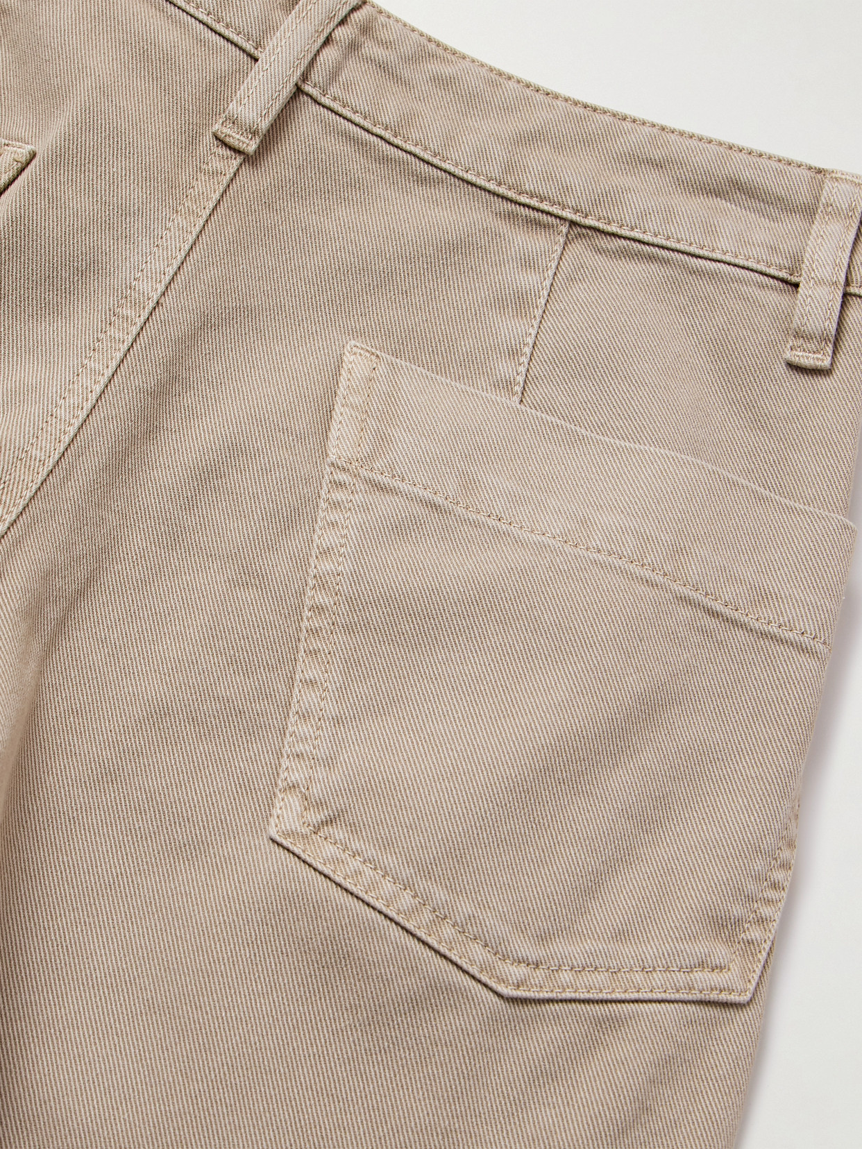 LEMAIRE TWISTED CROPPED HIGH-RISE STRAIGHT-LEG JEANS
