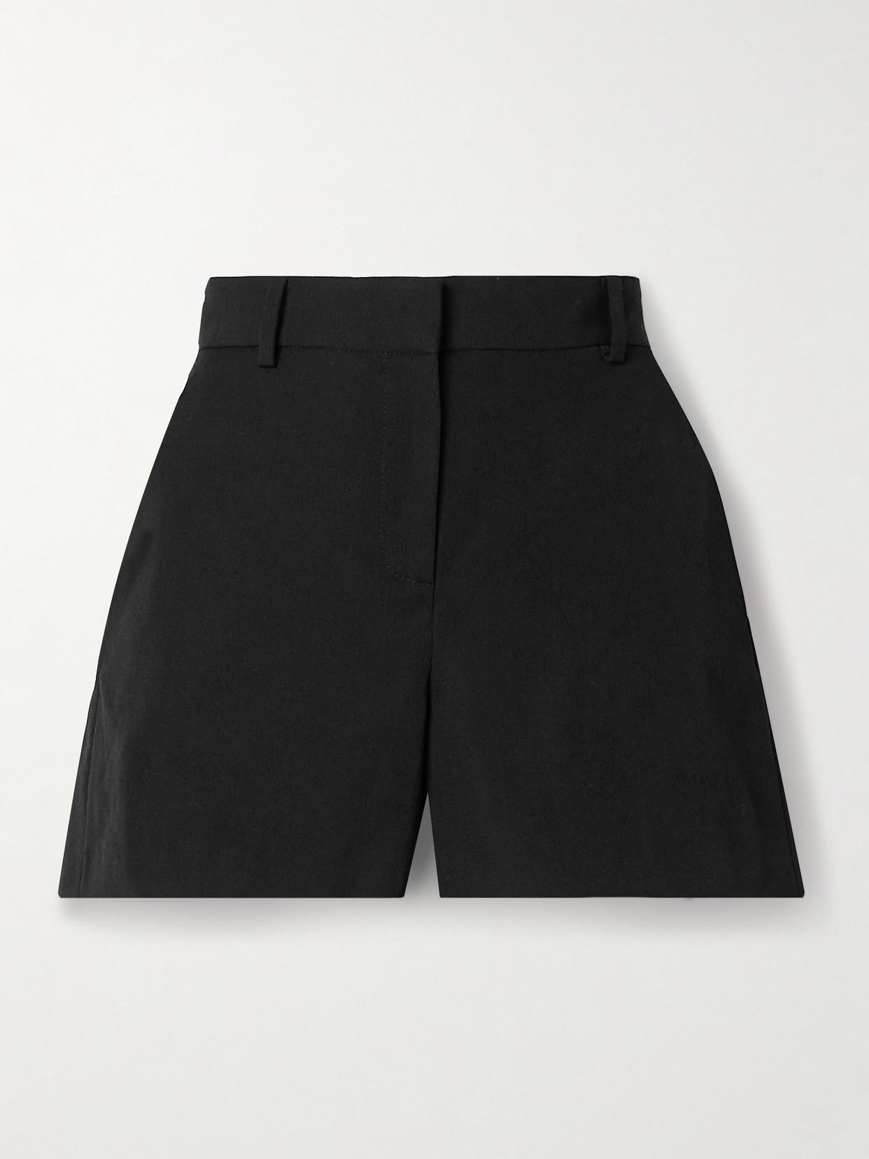 Veronica De Piante Ava Wool Shorts In Black