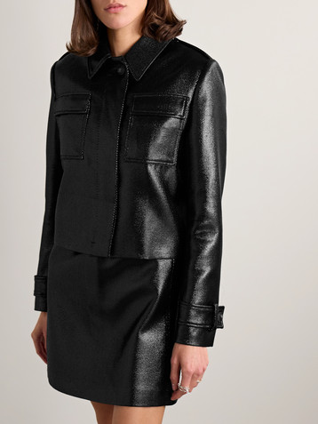 Veronica De Piante Frankie wool-blend twill jacket