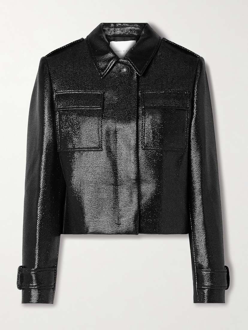 Veronica de Piante Frankie Wool-blend Twill Jacket