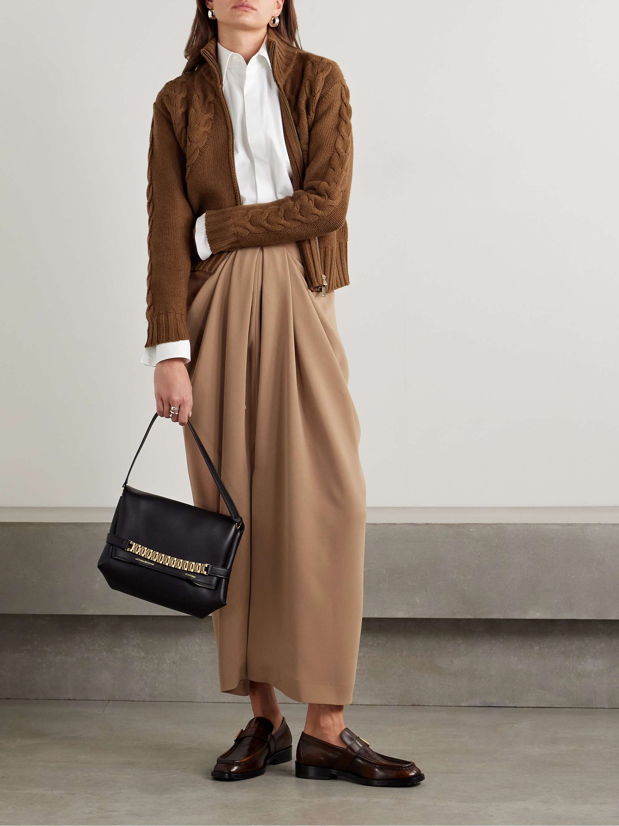Weekend Max Mara - 日本限定 MaxMara ケーブルニット ポンチョ