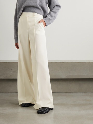Max Mara Ninfa wool-twill wide-leg pants