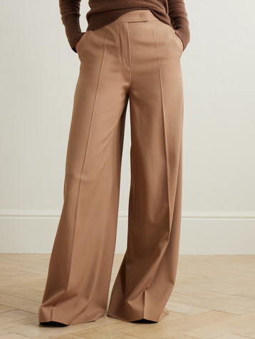Max Mara Ninfa wool-twill wide-leg pants