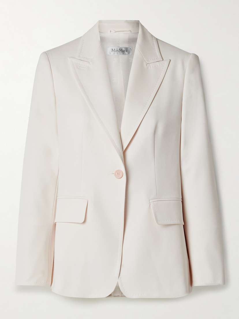 Max Mara Palchi Wool-twill Blazer