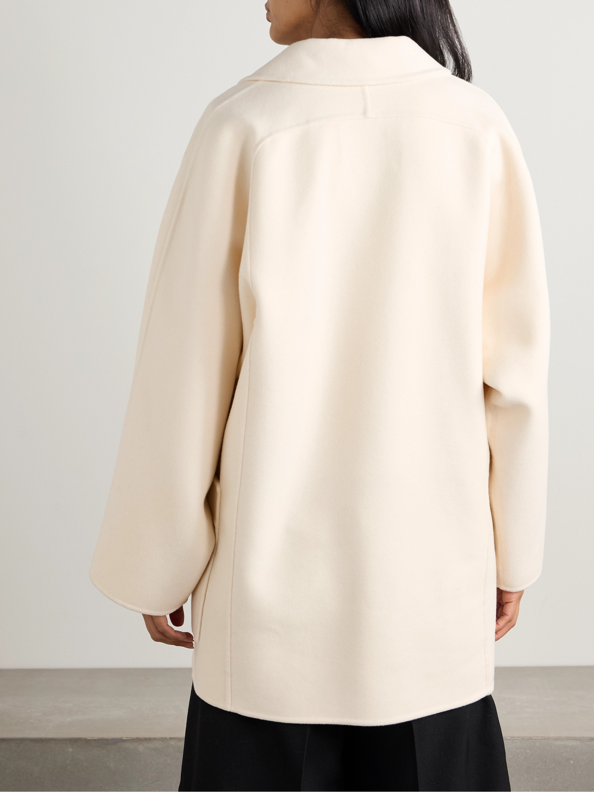 Max Mara Orma double-breasted wool and cashmere-blend felt coat