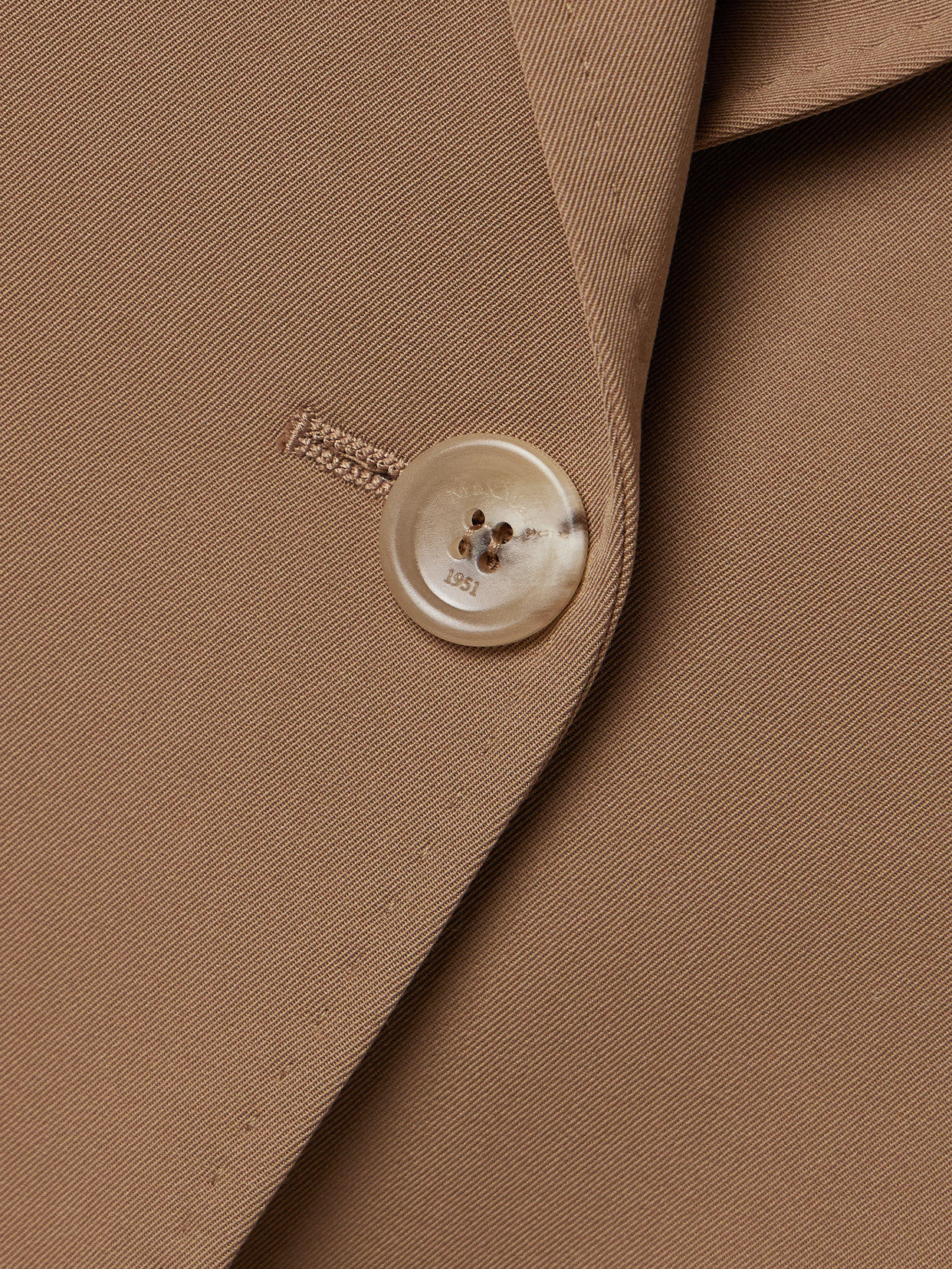 Max Mara Wool-twill Vest In Brown