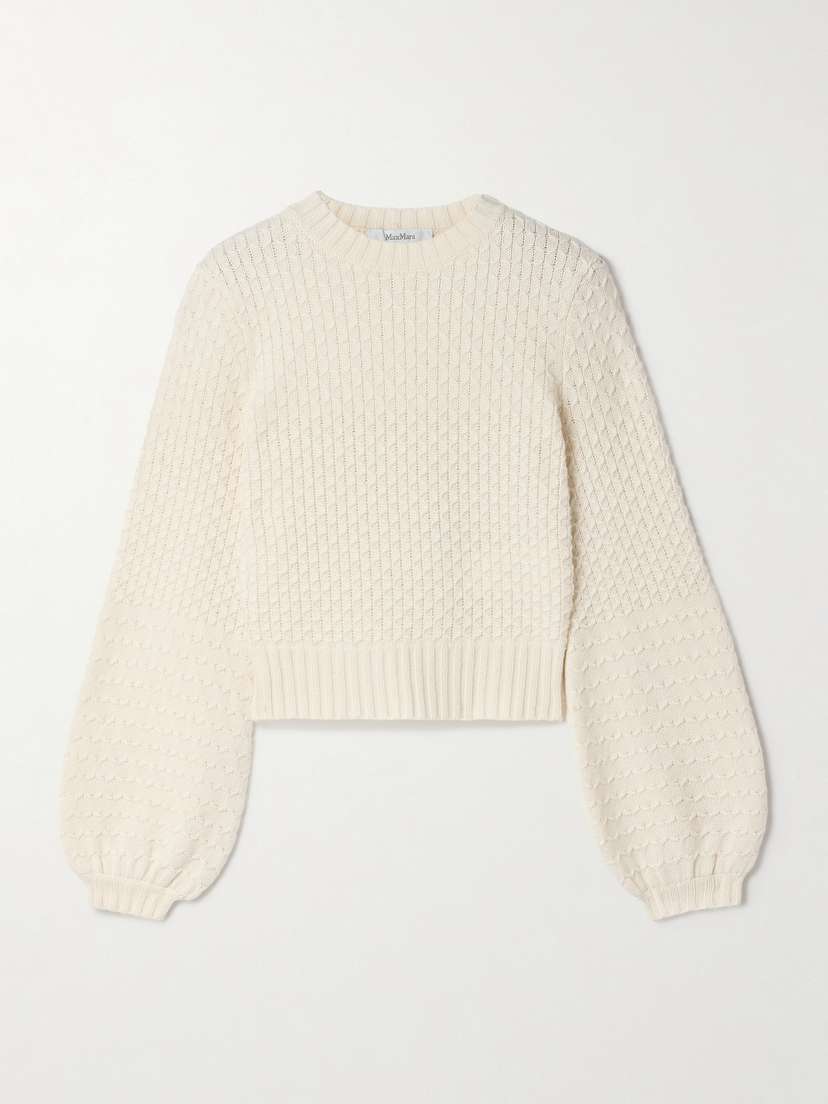 Max Mara Elvira Wool And Cashmere-blend Sweater
