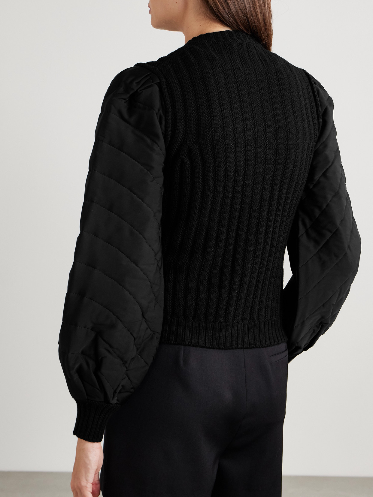 Torre Ribbed Wool And Padded Quilted Jacket