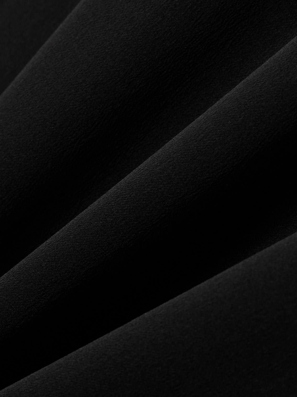 Max Mara Robinia Silk Blouse In Black