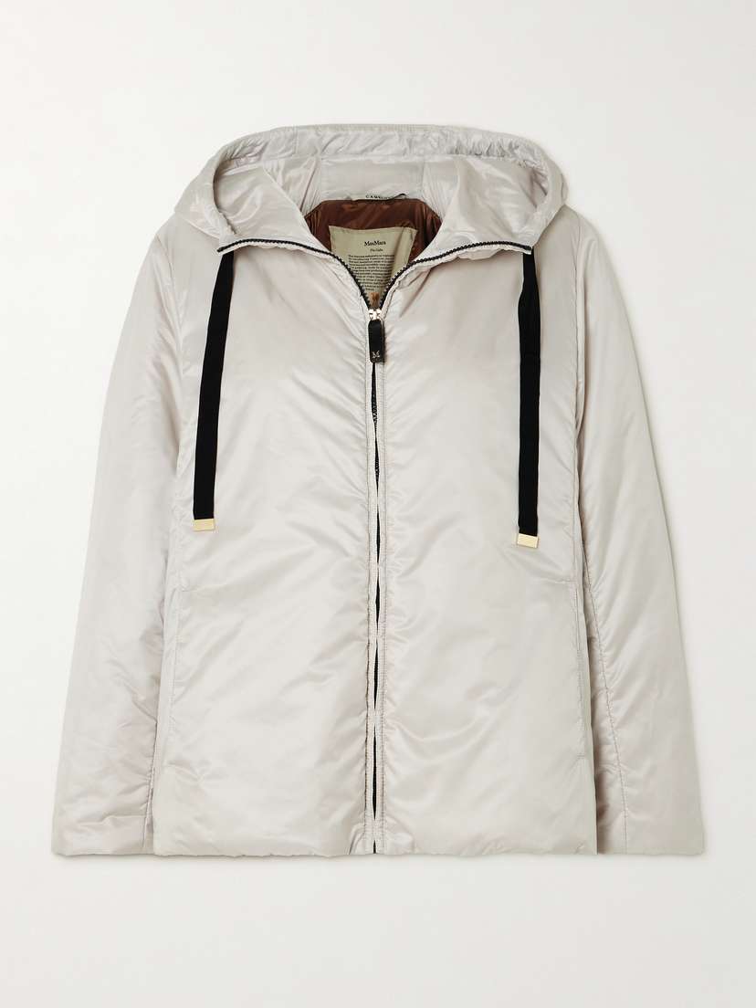 Max Mara The Cube Hooded Padded Shell Jacket