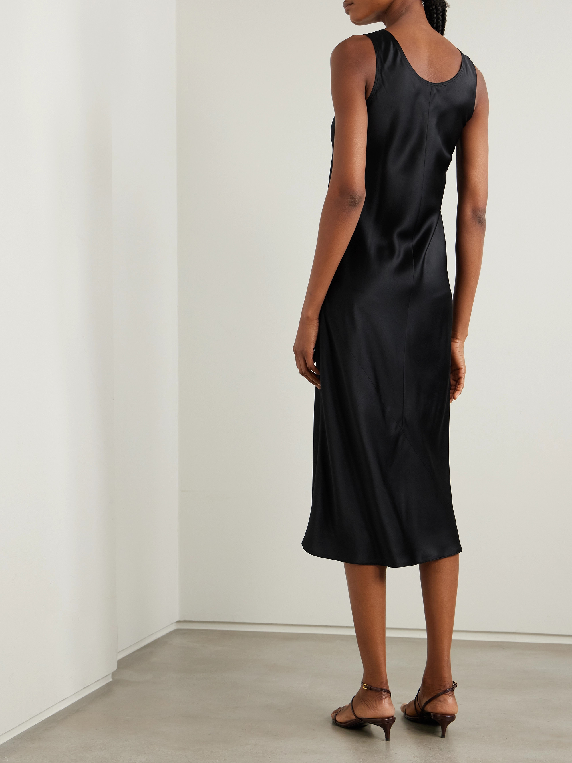 Max Mara Banjo silk-satin midi dress
