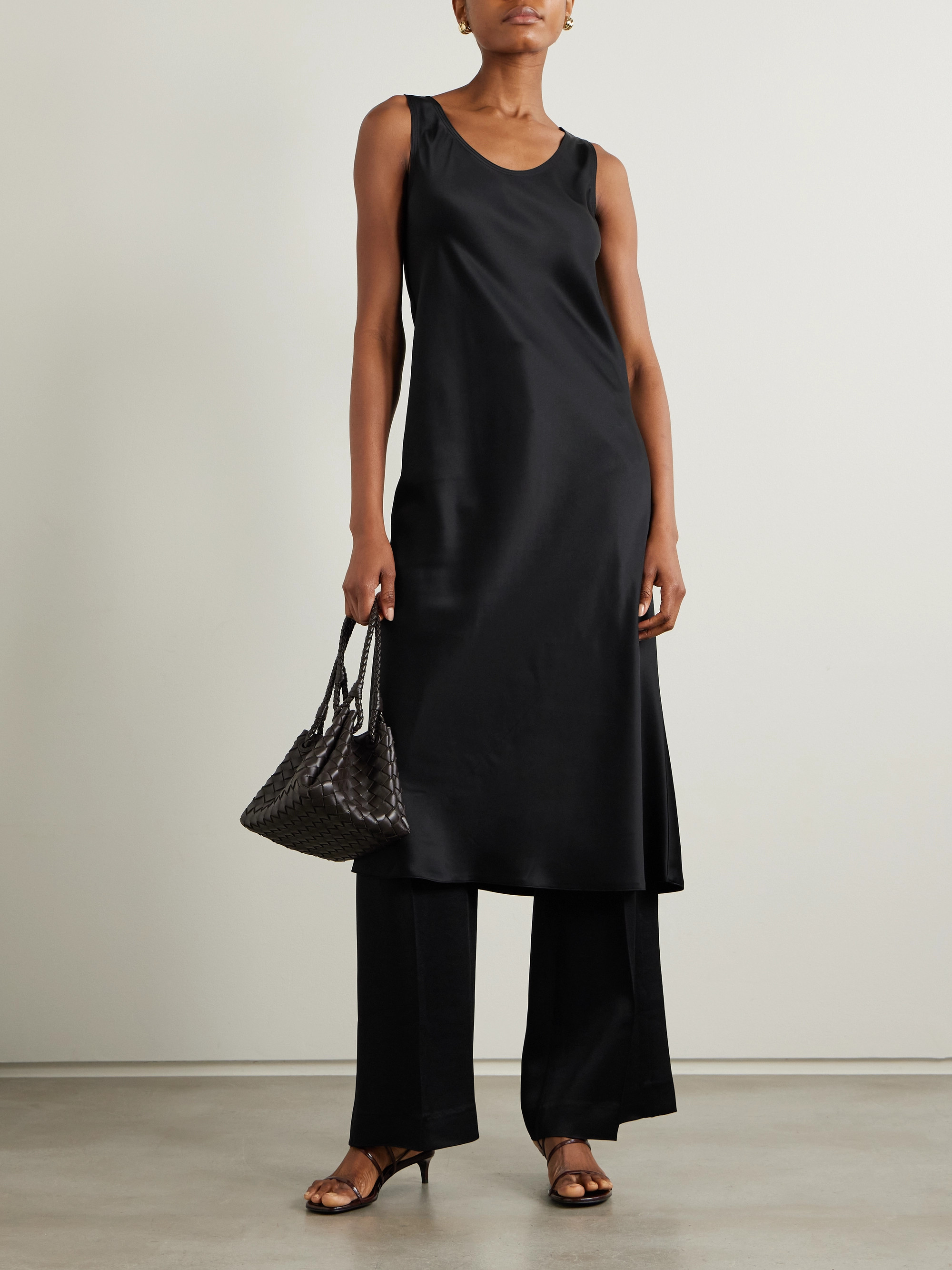 Max Mara Banjo silk-satin midi dress