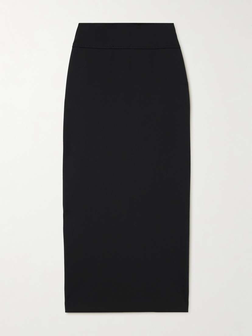 Max Mara Stretch-twill Midi Skirt
