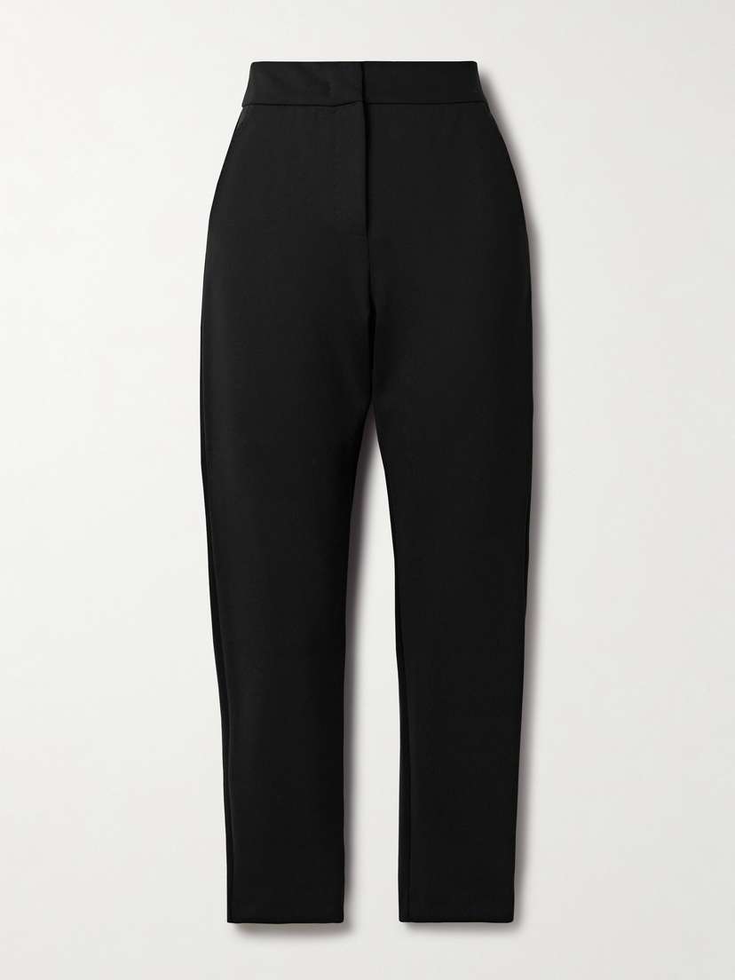 Max Mara Orlanda Cropped Stretch-ponte Slim-leg Pants