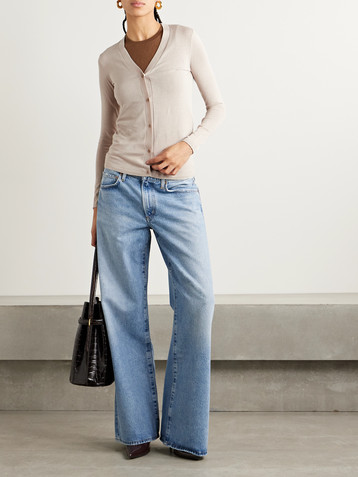 Max Mara Cotton and silk-blend cardigan