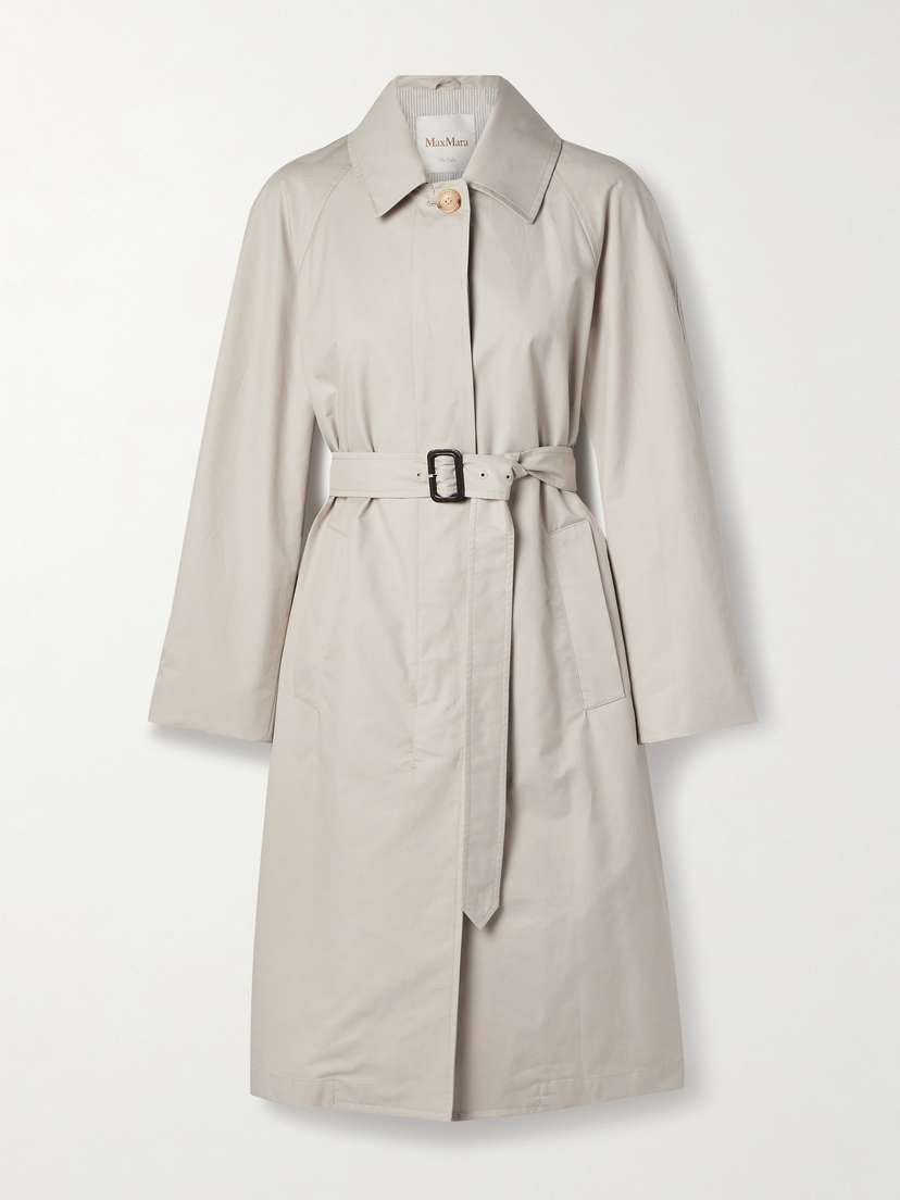 Max Mara The Cube Orleans Cotton-blend Twill Trench Coat