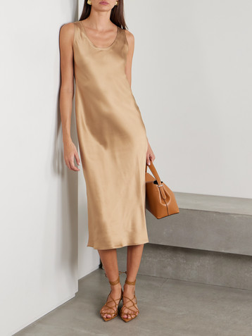 Max Mara Banjo silk-satin midi dress