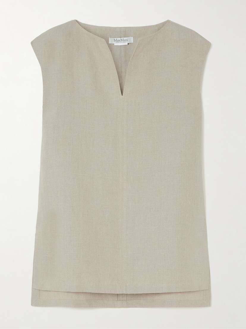 Max Mara Colimbo Linen Tank
