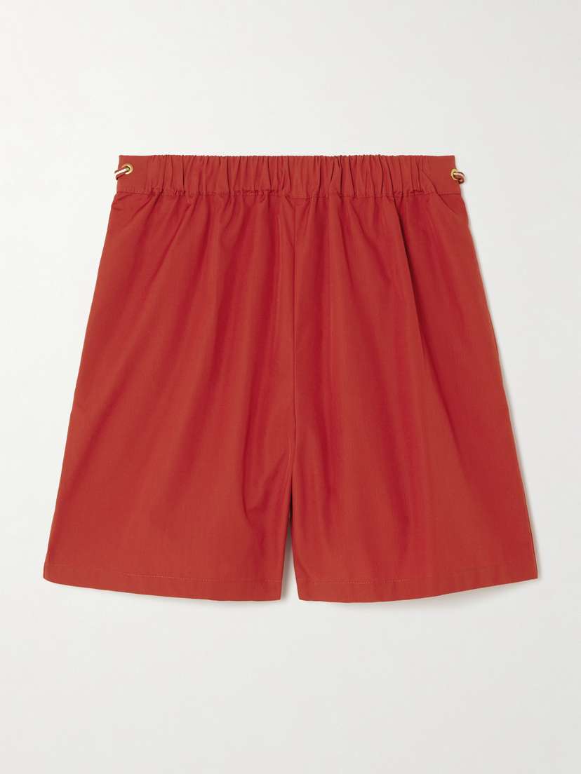 Max Mara Haway Cotton-poplin Shorts