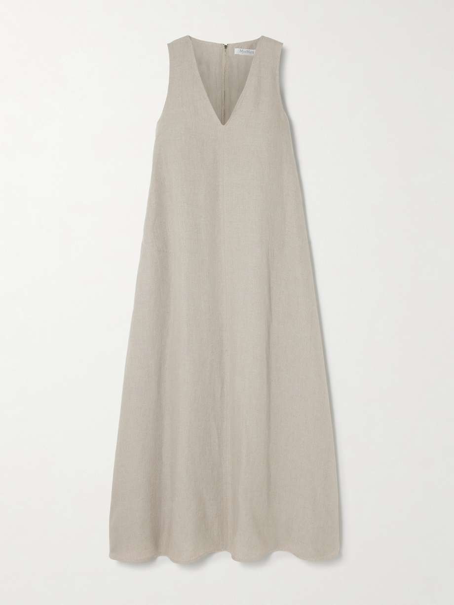 simeone linen maxi dress