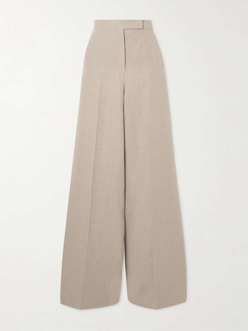 Max Mara Linen Wide-leg Pants