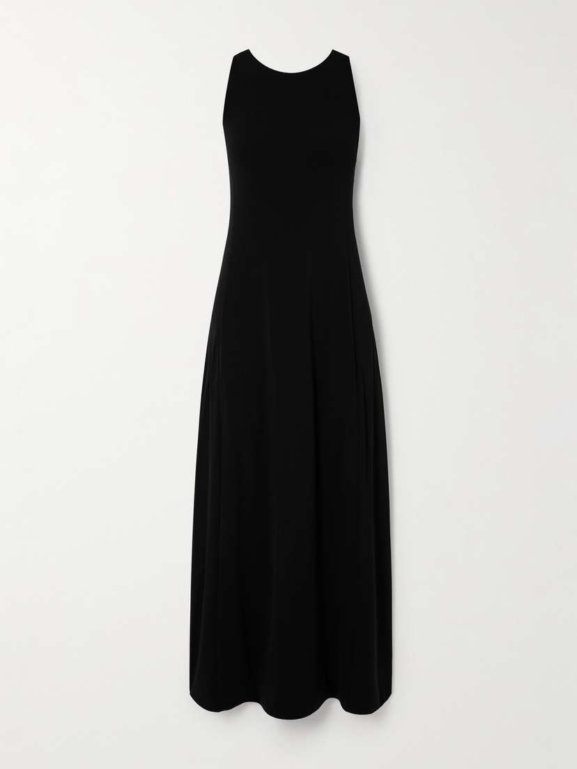 Max Mara Pompei Crepe Maxi Dress