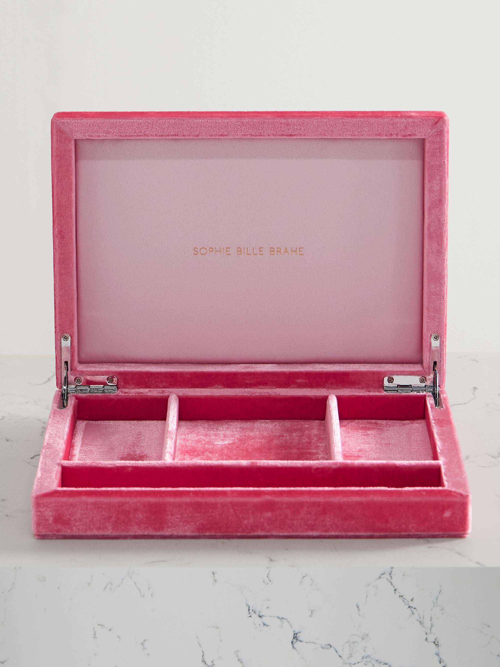 SOPHIE BILLE BRAHE Trésor large velvet jewelry box | NET-A