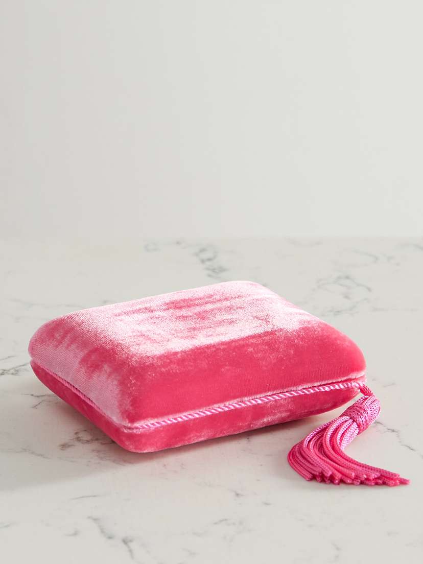 Sophie Bille Brahe Tasseled Velvet Jewelry Box
