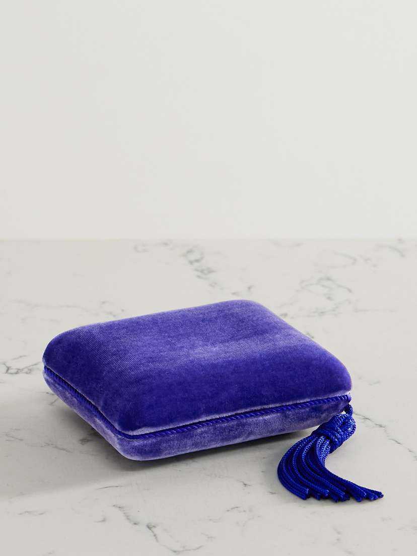 Sophie Bille Brahe Tasseled Velvet Jewelry Box