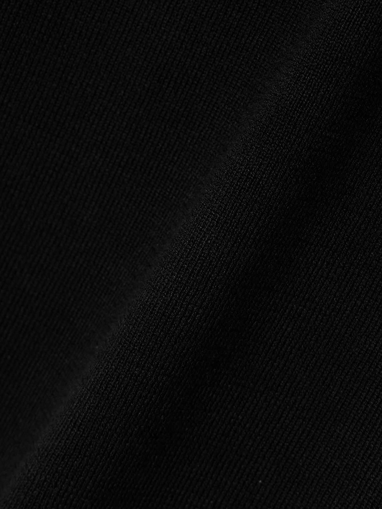 St Agni Asymmetric Ribbed-knit Top In Black
