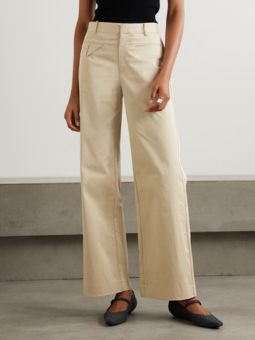 St. Agni Origami organic cotton-blend wide-leg pants