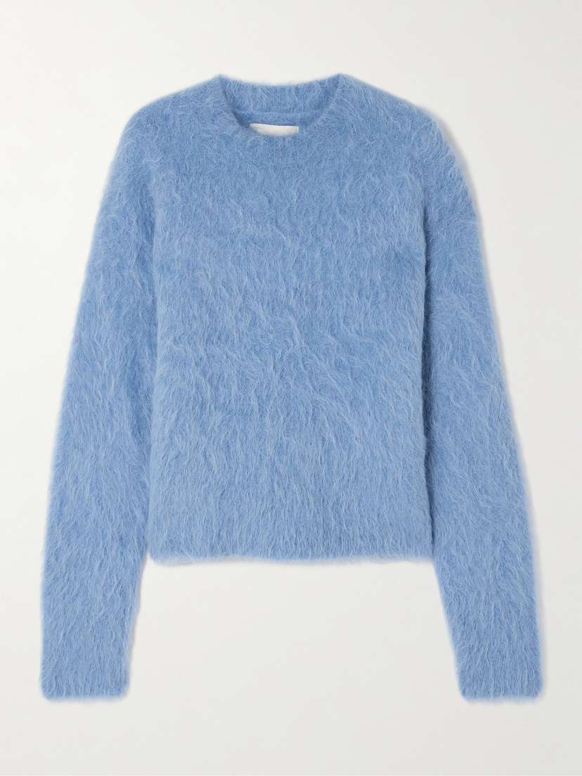 St. Agni Brushed Alpaca-blend Sweater