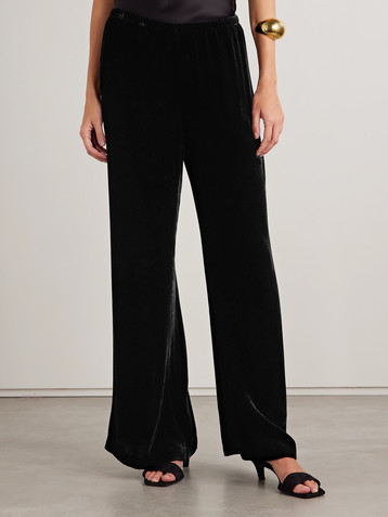 La Ligne Velvet wide-leg pants