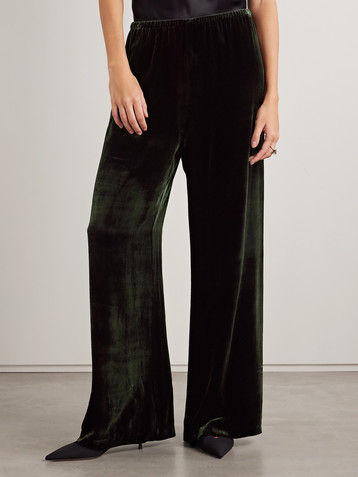 La Ligne Velvet wide-leg pants