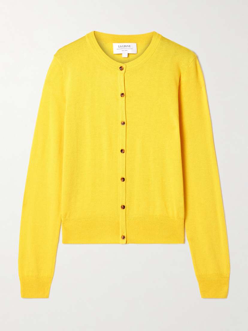 La Ligne Ben Silk, Wool And Cashmere-blend Cardigan