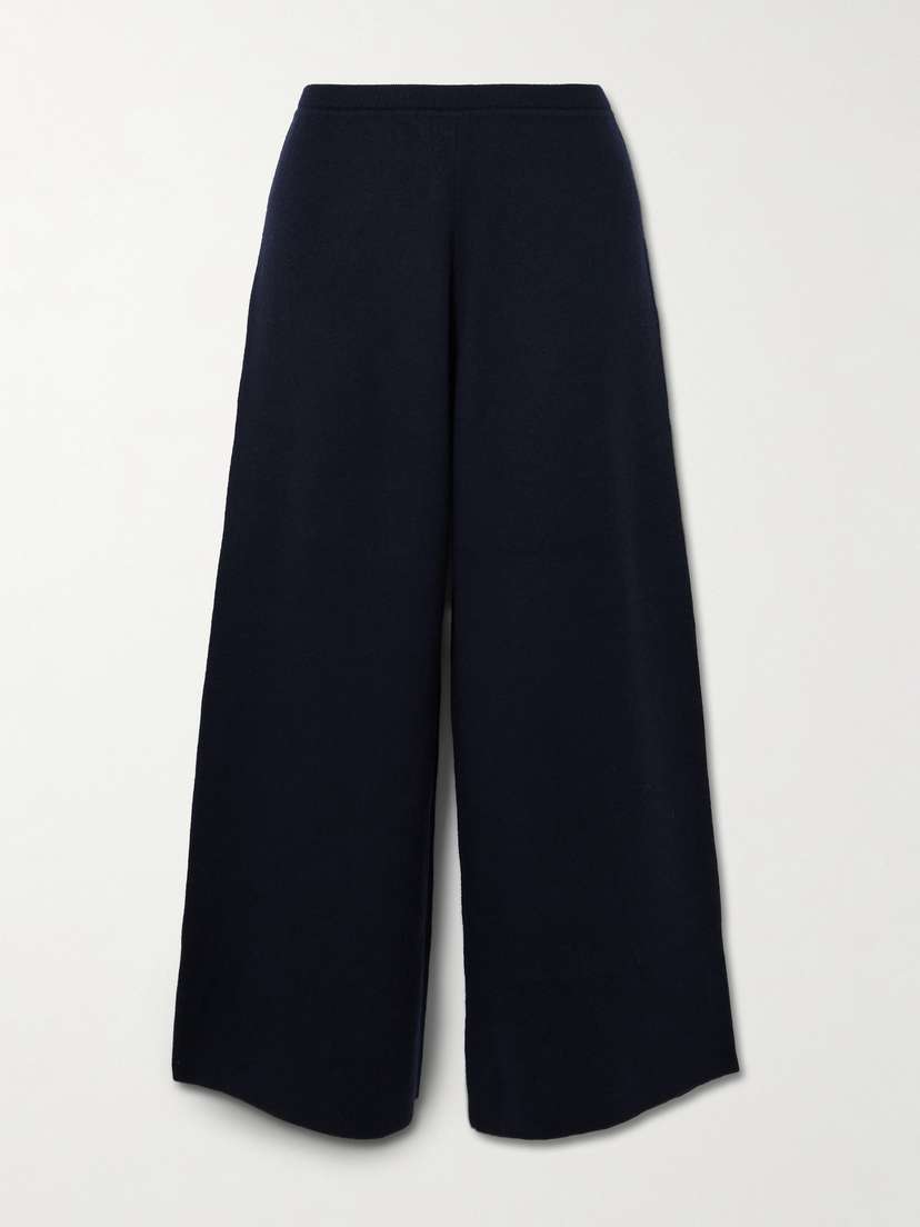 La Ligne Colby Wool And Cashmere-blend Wide-leg Pants