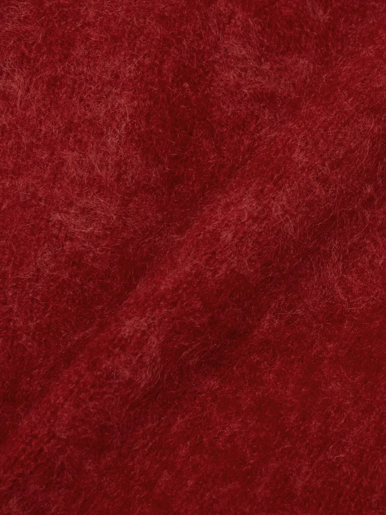 La Ligne Brushed-cashmere Sweater In Burgundy