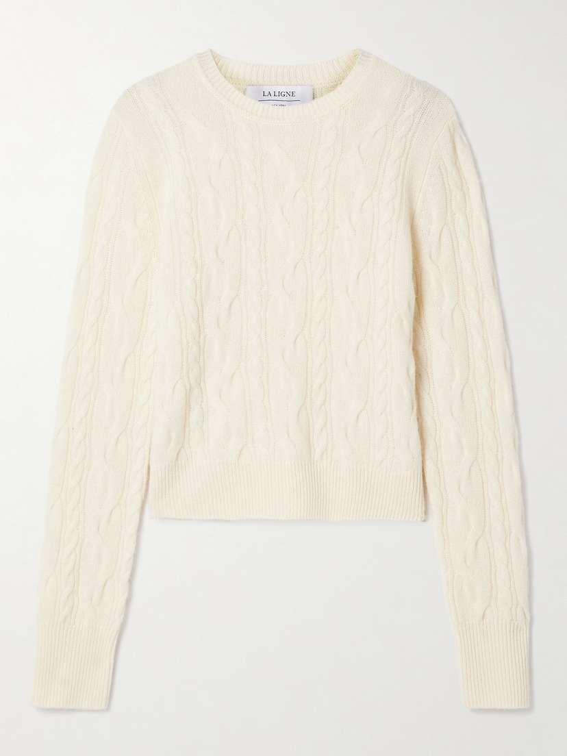 La Ligne Cable-knit Cashmere Sweater