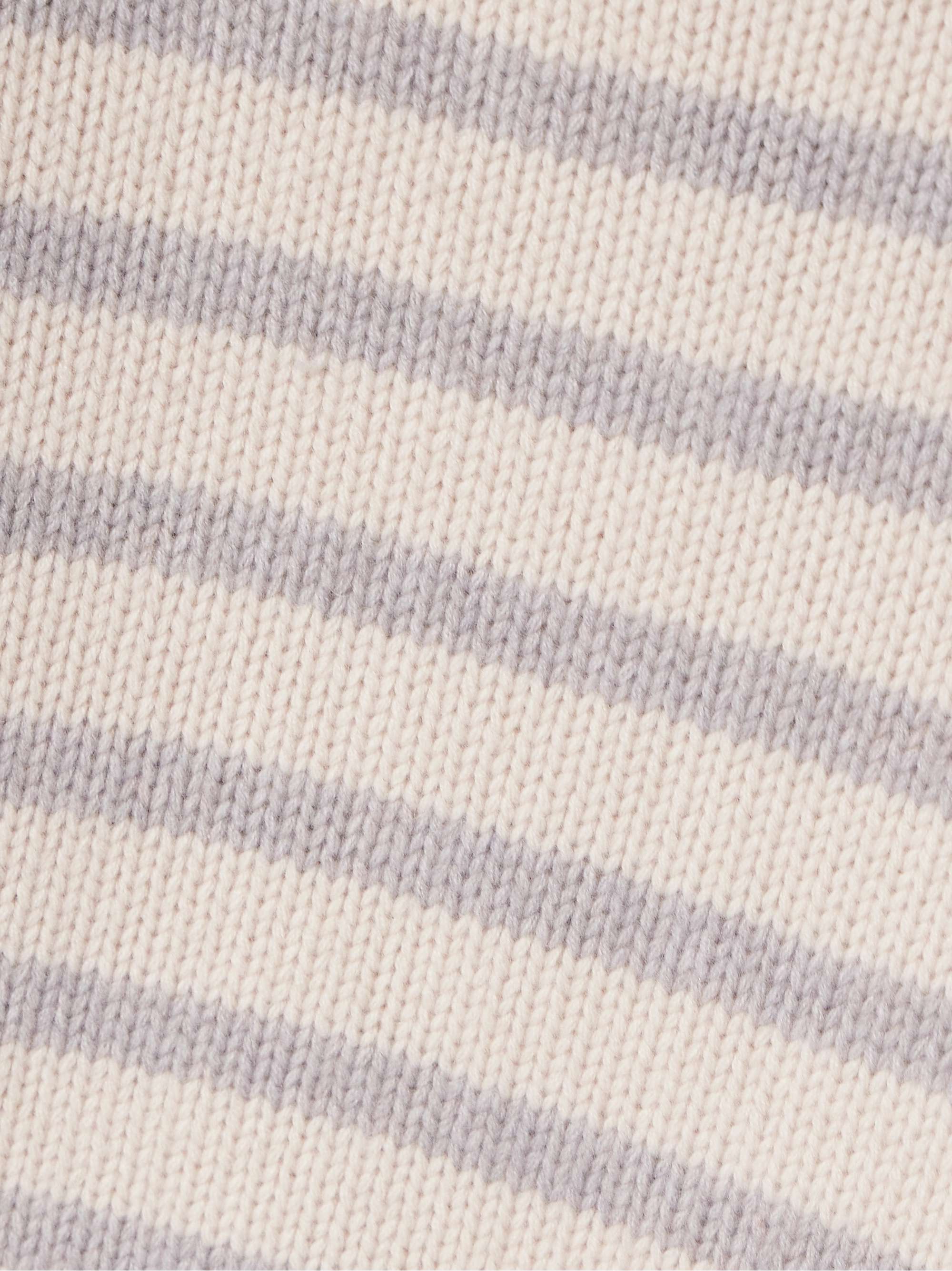 LA LIGNE Marin striped wool and cashmere-blend sweater