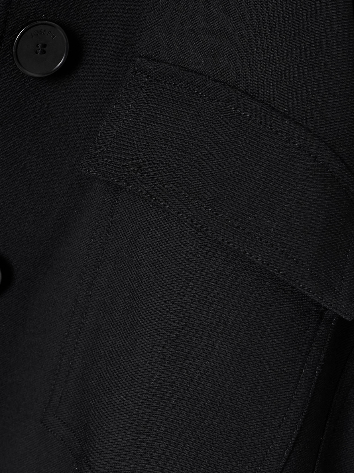 Joseph Mistral Twill Jacket In Black